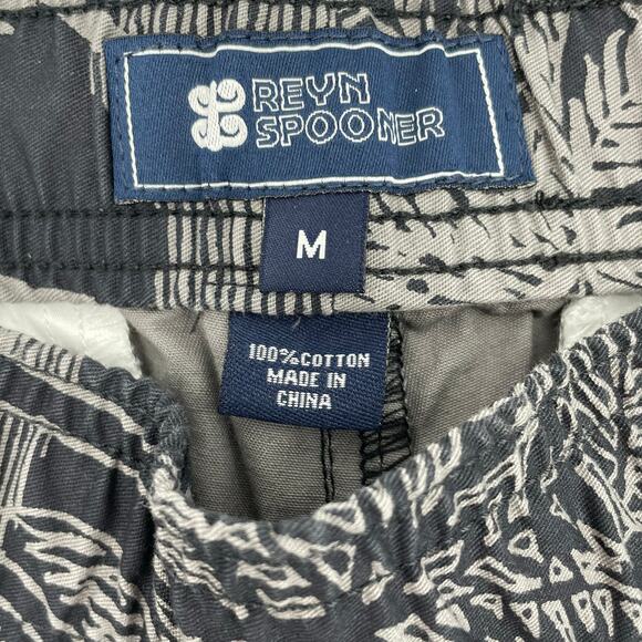 Reyn Spooner Men's Cotton Shorts Palm Shores Elastic Waist NWT, Sz. M  Vacation - Picture 3 of 9